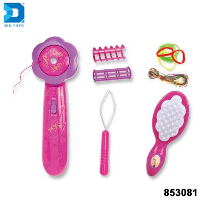 China Beauty Environmental Material Set Electric Hair Make Up Girl Toys For Sale for sale