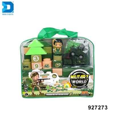 China Eco - Friendly Assembly Material Interesting Plastic Toys Military Building Blocks for sale