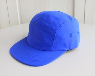 China Custom Wholesale Applique Woven Patch Plain White 5 Panel Camp Hat COMMON for sale