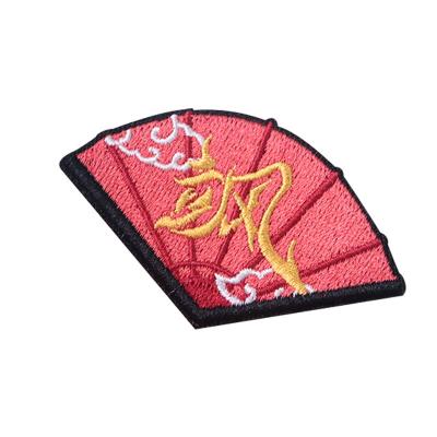 China Other Factory Accessories Embroidered Beautiful Cute Patch Wholesale Iron On Large Cloth Brand High Quality Patches for sale