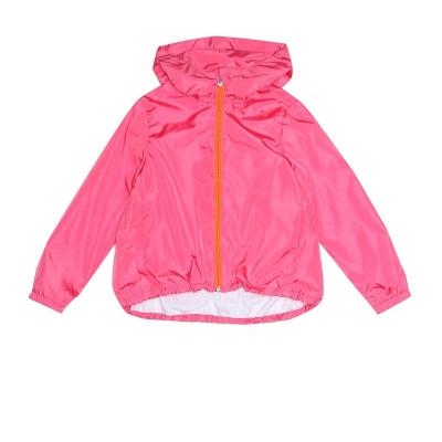 China High Quality Custom Logo Girls Cowl Jacket Spring Autumn Kids Hooded Children Bomber Jacket Breathable for sale