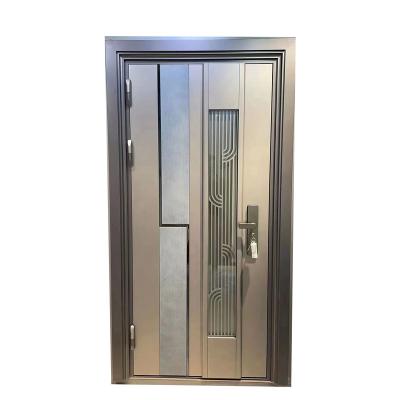 China Anti-theft good quality design villa front door luxury large main door entrances for modern homes for sale