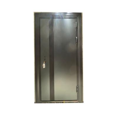 China Anti-theft Front Entrance Exterior Armor Metal Luxury Modern Security Design House Steel Door for sale