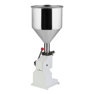 China Manual Small Juice Food A-03 Honey Cream Oil Liquid Shampoo Jam Paste Filling Machine for sale