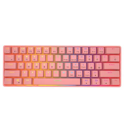 China Laptop. Laptop Mechanical Touch Feeling Keyboard Wired RGB LED Computer Gaming Keyboard for sale