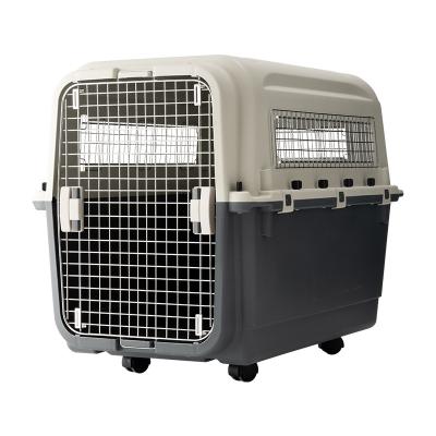 China Stored Cat Wholesale Portable Travel Pet Dog Cages Carriers Large Kennel Animal Cage for sale