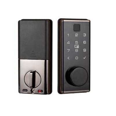 China Full Automatic Wireless Smart Fingerprint Door Handle Office Apartments Hotel Digital Safe Door Lock For Home for sale