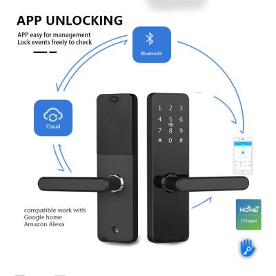 China WiFi Home Radio APP Mini Rfid Key Card Smart Life Office Apartments Hotel Digital Biometric Code Lock Remote Control Lock for sale