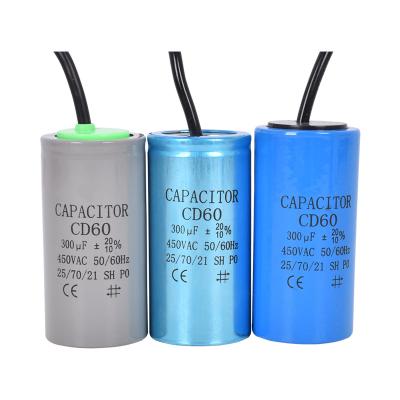 China motor motor heat coil pump motor starting capacitor cd60 for sale