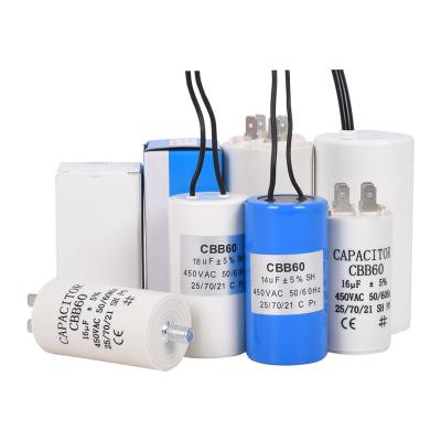 China Motor starting motor heat coil cd60 250uf 250V pump motor capacitor 450v 200uf for sale