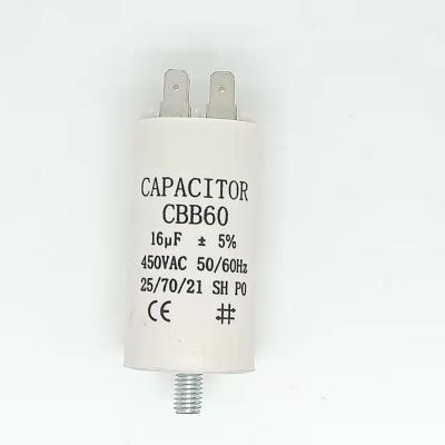 China Air Conditioner Compressor CBB60 Washing Machine Start Capacitor 10uF/16uF/20uF/35uF/45uF/50uF/60uF 450V for sale