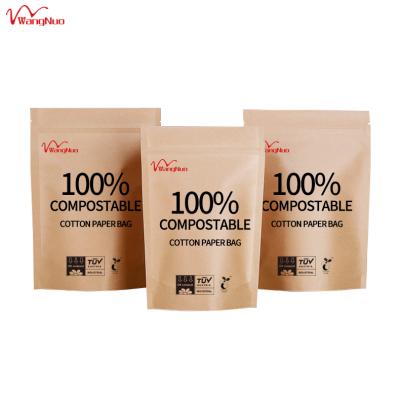 China Biodegradable Custom Printing Kraft Paper Comic Ziplock Bag For Food Packaging for sale