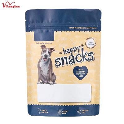 China Wholesale chinese custom compostable paper stand bag biodegradable PLA doypack for dog food packaging for sale