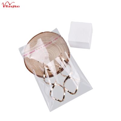 China 4 x 6 cm Recyclable Plastic Opp Self Adhesive Bag Mini Poly Transparent Jewelry Packaging Small for sale