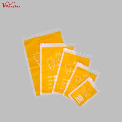 China Logo Resealable Writable Zipper Engraving Customized Recyclable Printing Plastic Zipper Bag for sale