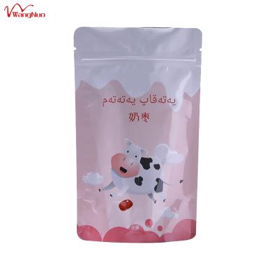 China Custom Printed Aluminized Food Holder Up Smell Proof Mylar Bags For Jujube Packaging 9 By 13 Cm for sale