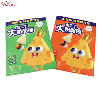 China Custom Printing Mylar Food Okra Bags Cheese Sticks Packaging Silver 13 By 18 Cm Food Package Digital Printing Custom Size Accepted for sale