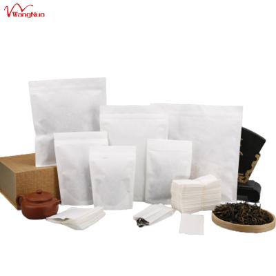 China Recyclable Custom Printed White Biodegradable Cotton Paper Candy Bags For Birthday Nougat Candy Diy Packaging for sale