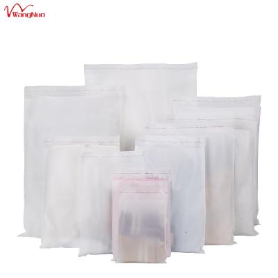 China Factory Supply Recyclable White Plastic PE Packaging Plastic Self Adhesive Bag for sale