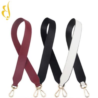 China Fashion Lady Bag Accessories Single-shoulder Strap Leather Wider Flower Hook Bag Strap for sale