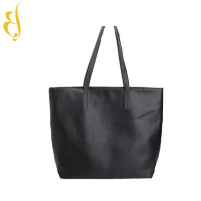 China Fashion New Style Leather Bag Simple Single-shoulder Academy Style Large Bag Shopping Bag for sale