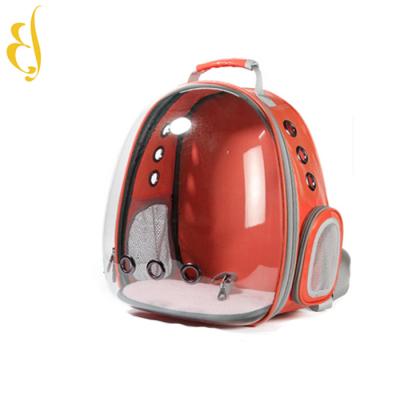 China ENGLAND STYLE Outdoor Bag Convenient Breathable Backpack Pet Cage Bag Space Bag for sale