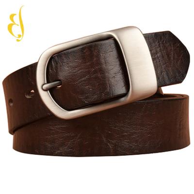 China Simplicity Vintage Casual Pin Buckle Belts Genuine Leather Men for sale