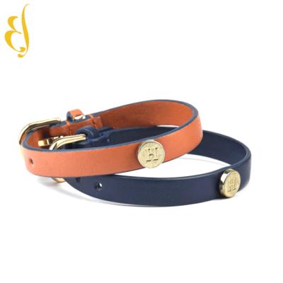 China Newest Charm Punk Adjustable Wrist Strap With Wholesale Alloy Leather Strap for sale