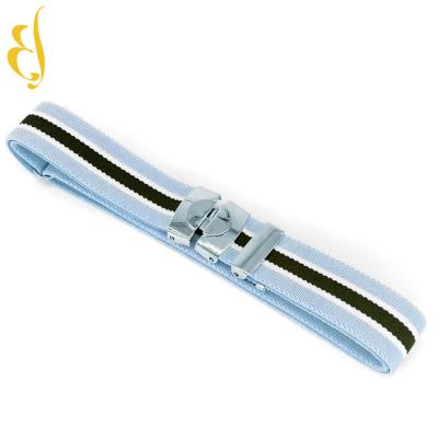 China Single Cotton Stripe Coupling Buckle Can Adjust Tightness Child Belt for sale