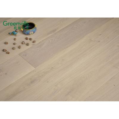 China Modern 220MM Wide European White Oak Engineered Wood Flooring Guangzhou Factory Smooth Oak Multiply Hardwood Flooring for sale