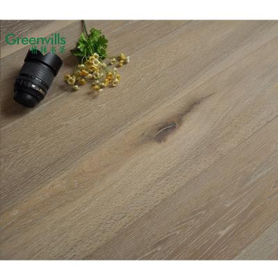 China White Oak Modern Engineered Hardwood Flooring 190mm, 220mm, 240mm, 260mm, Wide Smoked 300mm Brush Engineer Wood Flooring for sale