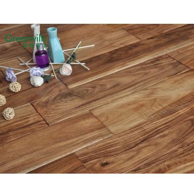 China Hot Modern! New Arrival Golden Small Leaf Acacia Hardwood Flooring Handscraped Guangzhou Supplier for sale