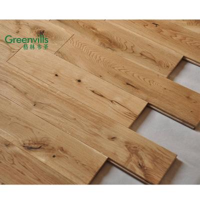 China Interior Decoration 125mm Wide White Oak Natural Solid Wood Flooring,Natural Hardwood Floors,Good Quality Wood Flooring Solid Wood Flooring For Sale for sale