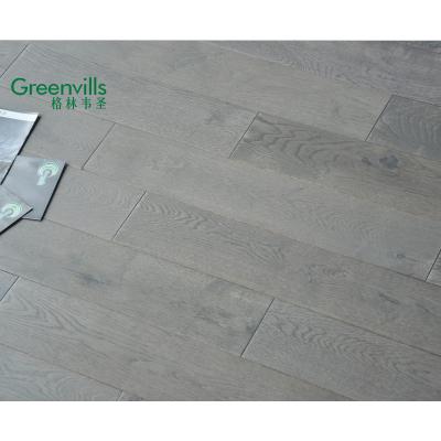 China Hot Selling 18mm Thick Australia Modern Gray Oak Hardwood Flooring/Tongue and Groove Flooring/Smooth European Oak Solid Wood Flooring for sale