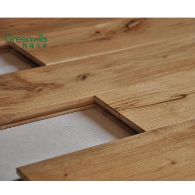 China Interior Decoration Building Materials 18mm Thickness Real Hardwood Natural Wood Flooring for sale