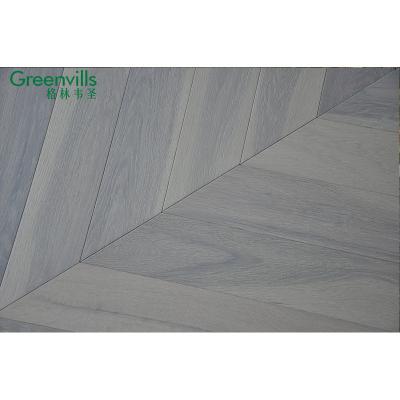 China Light Gray Herringbone / Herringbone Flooring / Parquet / Interior Decoration Thailand Typical Choice Herringbone for sale