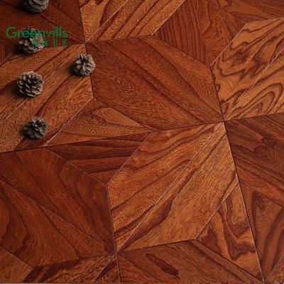 China Good modern price! ! Classical Engineered Flooring Cheap ELM Art Parquet Flooring for sale