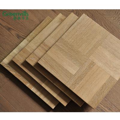 China Modern 320X320X 15(3) MM Parquet Wood Art Board Parquet Flooring Parket Artistic Wood Flooring Hot Sale In Dubai Market for sale