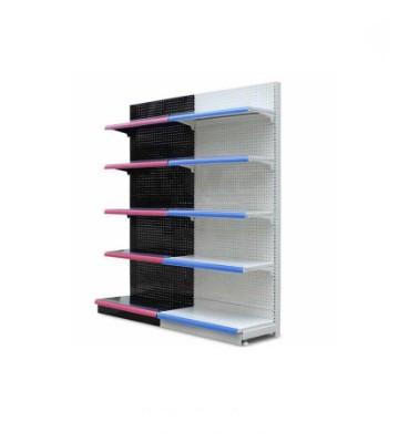 China New Design Single Sided Store Steel Shelf Supermarket Display Racks Wall Gondola Supermarket Shelves for sale