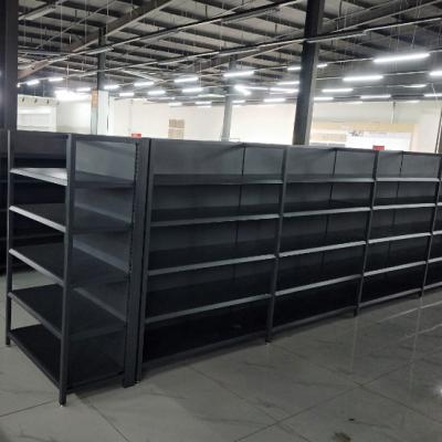 China Double Sided Customizable Retail Store Racks Display Supermarket Shelves Gondola Supermarket Shelf for sale