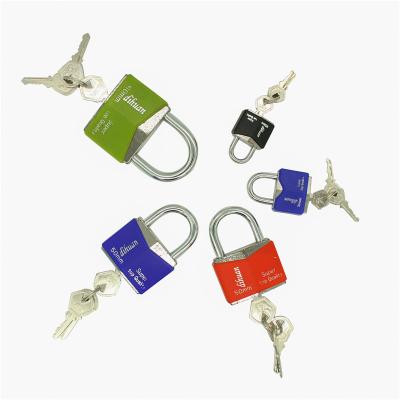 China Padlock 25-75 Flat Diamond Shaped Hot Sale Shell Color Border Multi Specification Padlock HH-012#25-75 for sale