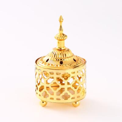 China Arabic Incense Censer Metal Vintage Censer Burner Aroma Lamp Arabic Incense Holder for sale