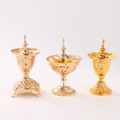 China HOT SELLING Arabic Incense Bakhoor Oud Incense Metal Incense Bakhoor Burner Holder Diffuser Arabic Incense Holder for sale