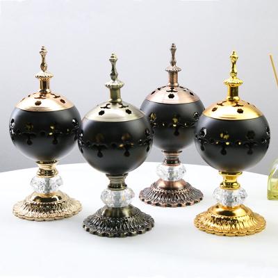 China Arabic Incense Diffuser Bakhoor Oud Metal Incense Bakhoor Burner Holder for sale