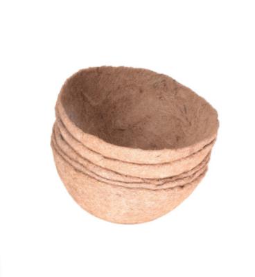 China Garden Accessories Around Replacement Cocos Fiber Plant Liner Garden Planter Flower Pot For Hanging Basket for sale