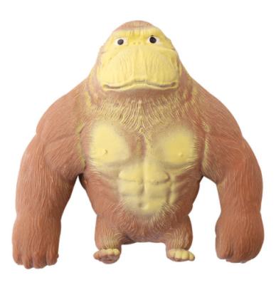 China Soft Toy Hot Selling Elastikorps Stretchy Twisting Pull Bending Gorilla Squishy Monkey Action Figure For Kids for sale