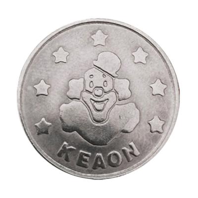 China Arcade Gaming Token Game Coin Cheap Token For Amusement Machine Hardware Stainless Steel Token Brass T001 for sale