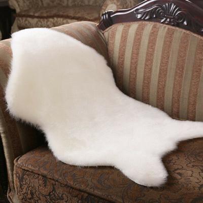 China Other Shaggy Fluffy Carpet Faux Fur Artificial Sheepskin Living Room/Bedroom Faux Fur Blanket Soft Warm Carpet Mat Cushion for sale