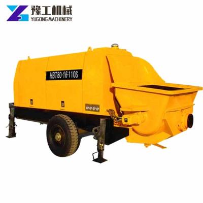 China Small Size Concrete Tractor Construction Concrete Pump Concrete Pump Concrete Pump Between Pump for sale