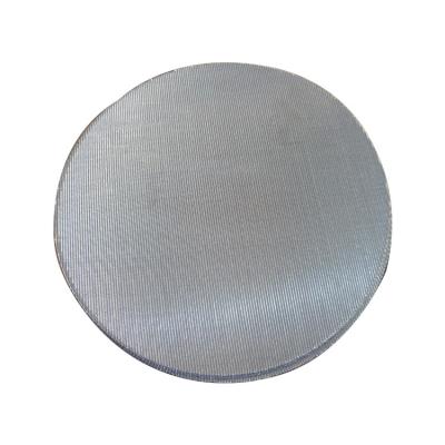 China High Precision 316L Stainless Steel Wire Mesh Screen Filter Round Filtering Disc for sale